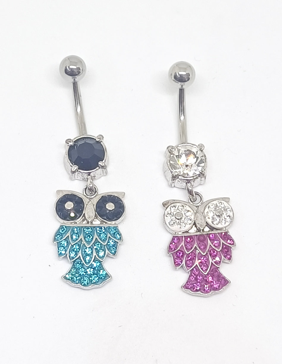 Piercing Ombelico 1x con Brillantini Swarowsky (Certificato)